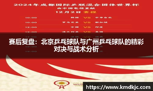 赛后复盘：北京乒乓球队与广州乒乓球队的精彩对决与战术分析