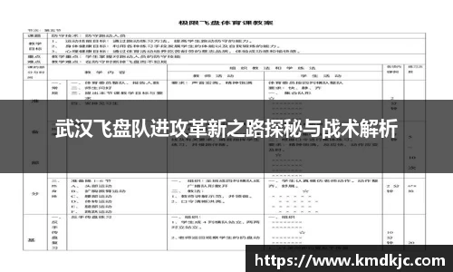 武汉飞盘队进攻革新之路探秘与战术解析