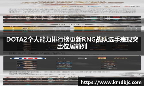 DOTA2个人能力排行榜更新RNG战队选手表现突出位居前列